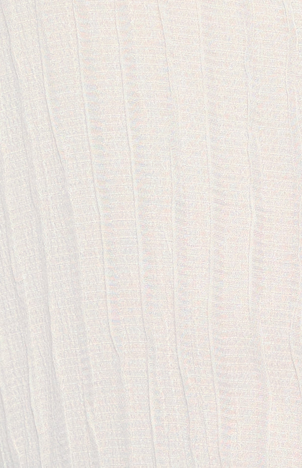 Gigot Sleeves Textured Button Up Shirt