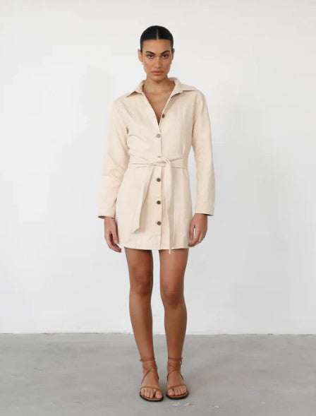 SONNY NATURAL CROCHET DRESS