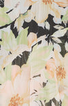 Floral Print Midi Dress with Tiered Asymmetric Hem
