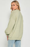 Oversized Bubble Sleeve Cardigan