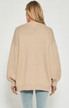 Oversized Bubble Sleeve Cardigan