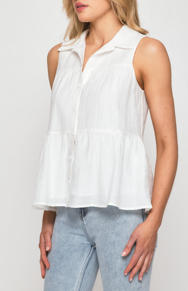 PaleBlue Top Singlet