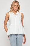 PaleBlue Top Singlet