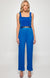 Plisse Set with Top and Elastic Waist Pants